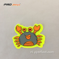 Reflecterende zelfklevende pvc-krabstickers voor kinderen